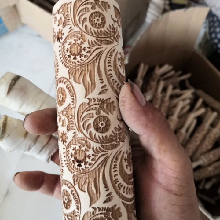 Rolling Pin Christmas Embossing