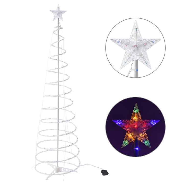 New Style LED Spiral Christmas Tree Light Christmas Spiral Tree Indoor And Outdoor Decoration Lights