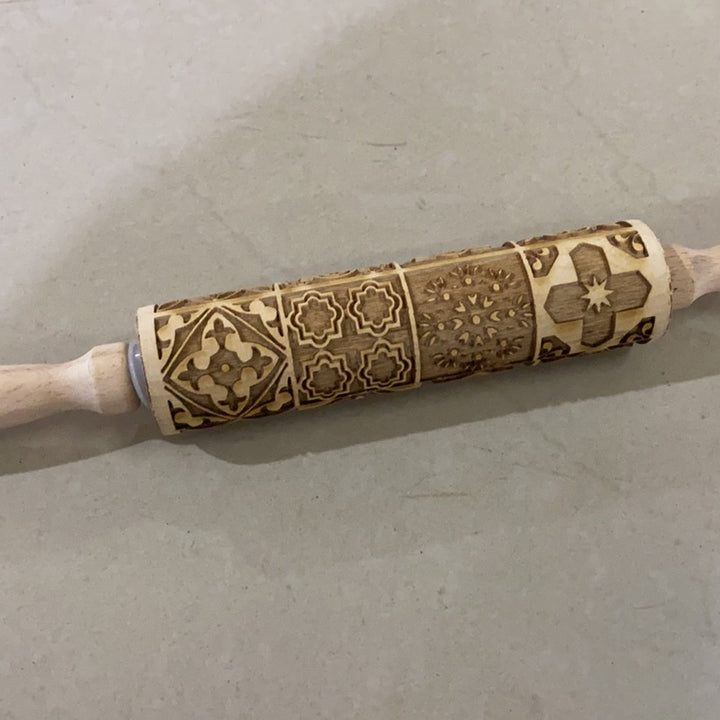 Rolling Pin Christmas Embossing