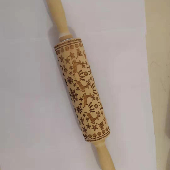 Rolling Pin Christmas Embossing