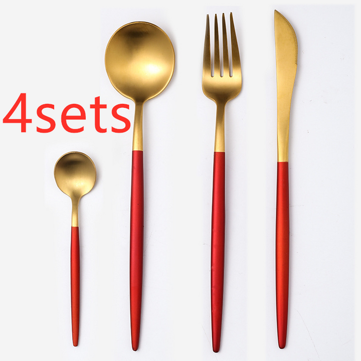 tableware stainless steel spoon set