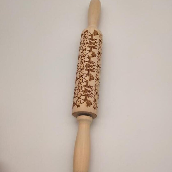 Rolling Pin Christmas Embossing