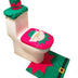 Merry Christmas Bathroom Curtain Santa Claus Toilet Seat Christmas Decorations