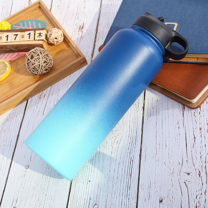 Stainless Steel Wide-mouth Outdoor Sports Vacuum Flask