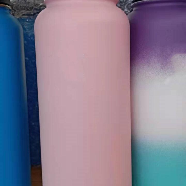 Stainless Steel Wide-mouth Outdoor Sports Vacuum Flask