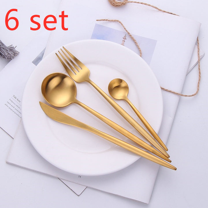 tableware stainless steel spoon set